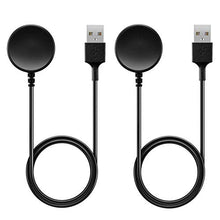 Load image into Gallery viewer, Galaxy Watch 5/4/3 Charger EMallee USB A Charging Dock for Samsung Galaxy Watch5 Pro Watch4 Classic Watch3 Active Active2 Accessories 2 Pack