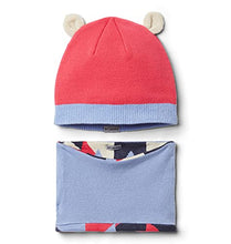 Load image into Gallery viewer, Columbia Boys' Toddler Girls' Snow More II Set, Bright Geranium Bearly There Print, One Size