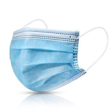 Load image into Gallery viewer, Sfavereak 50pcs Disposable Face Mask 3 Layers Safety Masks With Elastic Ear Loop Comfortable for Blocking Dust Air Pollution Protection, 1count