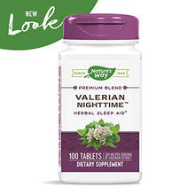 Load image into Gallery viewer, Nature’s Way Valerian Nighttime, Herbal Sleep Aid, 320 mg per Serving, Gluten-Free, 100 Tablets