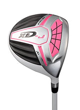 Load image into Gallery viewer, Remarkable Girls Right Handed Pink Junior Golf Club Set for Age 9 to 12 (Height 4'4" to 5') Set Includes: Driver (15"), Hybrid Wood (25, 7, 9 Iron, Putter, Bonus Stand Bag & 2 Headcovers