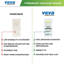 Load image into Gallery viewer, VEVA 30 Pack Premium SuperVac Vacuum Bags Style 7 Paper Bag Compatible with Bissell Uprights Vacuums, Part # 32120