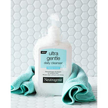 Load image into Gallery viewer, Neutrogena Ultra Gentle Hydrating Daily Facial Cleanser for Sensitive Skin, Acne, Eczema & Rosacea, Oil-Free, Soap-Free, Hypoallergenic & Non-Comedogenic Creamy Face Wash, 12 fl. oz