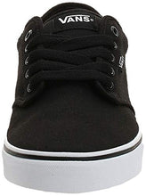 Load image into Gallery viewer, Vans Men's Atwood Canvas' Low-Top Sneakers, Black/White, 9.5