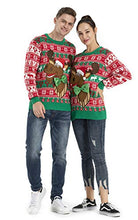 Load image into Gallery viewer, Unisex Men's Ugly Christmas Sweater LED Light Funny Novelty Knit Pullover (X-Small)