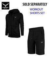 Load image into Gallery viewer, Screenshot SPORTS-A9050 Mens Fleece Athletic Zipper Pockets SweatShorts-Black-Small