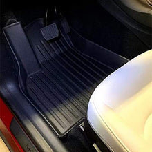 Load image into Gallery viewer, SUPER LINER Tesla Model Y 2020 2021 2022 2023 All Weather Floor Mats Front Rear Cargo Liner Mat, Waterproof Anti-Slip Floor Mat Custom Fit for Tesla, Heavy Duty Floor Mats & Trunk Mat