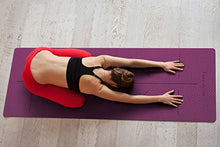 Load image into Gallery viewer, Ewedoos Eco Friendly Yoga Mat with Alignment Lines, TPE Yoga Mat Non Slip Textured Surfaces ¼-Inch Thick High Density Padding To Avoid Sore Knees, Perfect for Yoga, Pilates and Fitness (New Purple)