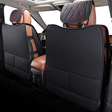 Load image into Gallery viewer, YIERTAI Jeep Grand Cherokee Seat Covers Full Set Fit for 2011-2022 Pickup Truck Laredo Limited Classic SRT Airbag Compatiable Waterproof Faux Leather Car Cushion Protectors(5 PCS Full Set/Black-Red)