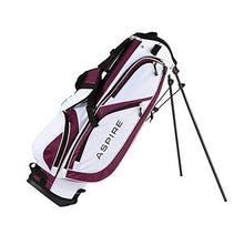 Load image into Gallery viewer, Aspire X1 Ladies Womens Complete Golf Club Set Includes Driver, Fairway, Hybrid, 6-PW Irons, Putter, Stand Bag, 3 H/C's Purple - Regular or Petite Size! (Regular, Right Handed)