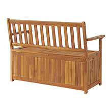 Load image into Gallery viewer, Alaterre Furniture Londonderry Outdoor Storage Bench, Natural
