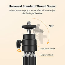 Load image into Gallery viewer, MamaWin Lightweight Mini Webcam Tripod for Smartphone, Logitech Webcam C920 C922 Small Camera Desk Tripod Mount Cell Phone Holder Table Stand (Black)