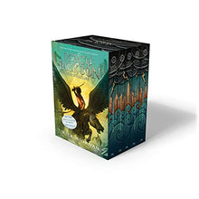 Load image into Gallery viewer, Percy Jackson and the Olympians 5 Book Paperback Boxed Set (new covers w/poster) (Percy Jackson & the Olympians)