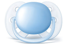 Load image into Gallery viewer, Philips Avent Ultra Soft Pacifier, 0-6 Months, Blue/Teal, 2 pack, SCF212/20