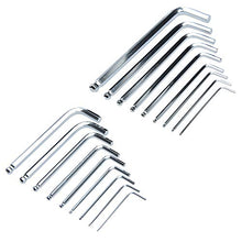 Load image into Gallery viewer, Allen Wrench Set (36 Pack - Metric & SAE Wrenches) Hex Key with Ball End & Short Arm