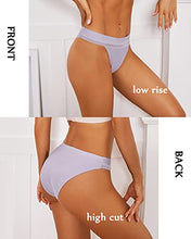 Load image into Gallery viewer, 10 Pack Seamless Underwear for Women Lace Bikini Panties High Cut Stretch Invisible No Show Sexy Cheeky Hipster