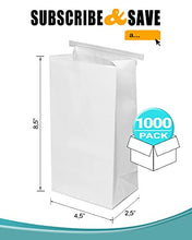 Load image into Gallery viewer, APQ Pack of 1000 Seamless Wire Tie Air Sickness Bags, 4.5 x 2.5 x 8.5 Disposable Vomit Bags 4 1/2 x 2 1/2 x 8 1/2. Polyethylene Gusseted Bags 3 mil. Ideal for Industrial, Health Applications.