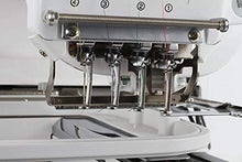 Load image into Gallery viewer, Janome MB-4S Four-Needle Embroidery Machine with included Hat Hoop, Lettering Hoops