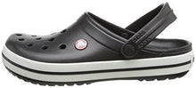 Load image into Gallery viewer, Crocs unisex-adult Crocband Clog | Comfortable Slip On Casual Water Shoe Black Men's 10, Women's 12 Medium