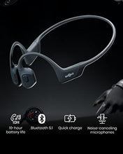 Load image into Gallery viewer, Shokz OpenRun Pro - Premium Bone Conduction Open-Ear Bluetooth Sport Headphones - Sweat Resistant Wireless Earphones for Workouts and Running with Deep Base - Built-in Mic, with Headband (Black)
