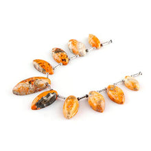Load image into Gallery viewer, Natural Bumble Bee Stone, Jasper Crystals Gemstones DIY Jewelry Making Project Supply, Energy Chakra Healing Crystals, Tear Mini Mala Strand, Mother's Day Special