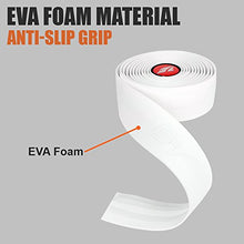 Load image into Gallery viewer, BV EVA Road Bike Handlebar Tapes, Bicycle Bar Tape, Cycling Handle Wraps – 2 Rolls per Set (White)