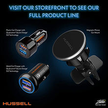 Load image into Gallery viewer, Hussell Car Charger Adapter - 3.0 Portable USB w/Fast Charge Technology & Dual Ports - Compatible w/Apple iPhone, Android, Tablet or Other USB Device