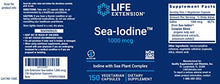 Load image into Gallery viewer, Life Extension Sea-Iodine Capsules, 1000 mcg, 150 Veg Caps, Natural Iodine Supplement from Kelp and Bladderwack