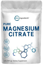 Load image into Gallery viewer, US Origin Pure Magnesium Citrate Powder, 2 Pounds (32 Ounce), Pure and Filler Free, Relaxation and Nutrient Utilization, Vegan