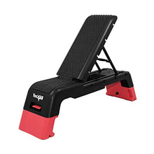 Load image into Gallery viewer, Yes4All Multifunctional Fitness Aerobic Step Platform/Aerobic Deck, Household Step Workout Bench for Home Gym (Red/Black)