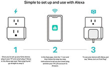 Load image into Gallery viewer, Kasa Smart Plug Mini, Smart Home Wi-Fi Outlet Works with Alexa & Google Home, Wi-Fi Simple Setup, No Hub Required – A Certified for Humans Device (HS105)
