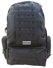 Load image into Gallery viewer, Humvee HMV-GB-03BLK Double Reinforced 3-Day Assault Pack with Compression Handles, Black