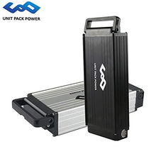 Load image into Gallery viewer, UnitPackPower 48V 1000W Ebike Battery,Lithium ion Bicycle Batteryelectric with Charger, Battery Level Light and Safe Lock, Waterproof Shell (48V15AH 1000W(no Rack))