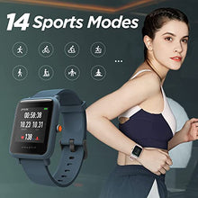 Load image into Gallery viewer, Amazfit Bip S Lite Smart Watch Fitness Tracker for Men, 30 Days Battery Life, 1.28”Always-on Display, 14 Sports Modes, Heart Rate & Sleep Monitor, 5 ATM Waterproof, for Android Phone iPhone(Blue)