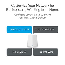 Load image into Gallery viewer, NETGEAR Orbi Pro WiFi 6 Mini Mesh System (SXK30) | Router with 1 Satellite Extender for Business or Home | VLAN, QoS | Coverage up to 4,000 sq. ft., 40 Devices | AX1800 802.11 AX (up to 1.8Gbps)