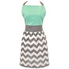 Load image into Gallery viewer, DII Skirted Apron 100% Cotton Protect Your Clothing While Entertaining, Cooking or Cleaning with This Trendy, Fashionable Kitchen Staple, One Size Fits Most, Chevron