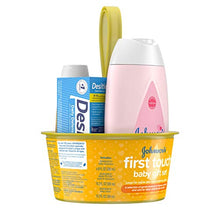 Load image into Gallery viewer, Johnson's First Touch Baby Gift Set, Baby Bath, Skin, & Hair Essential Products, Kit for New Parents with Wash, Shampoo, Lotion, & Diaper Rash Cream, Hypoallergenic & Paraben-Free, 5 Items