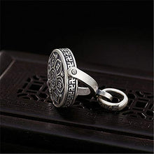 Load image into Gallery viewer, LOVECOM 925 Sterling Silver Rotating Charm Pendants for Women Mother Men Buddhism Wisdom Mercy Gifts (Pendant) (Silver Pendant)
