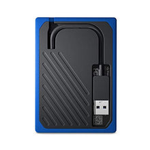 Load image into Gallery viewer, WD 500GB My Passport Go Cobalt SSD Portable External Storage - WDBY9Y5000ABT-WESN (Old model)