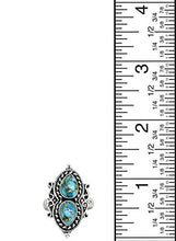 Load image into Gallery viewer, YoTreasure Blue Copper Turquoise Sterling Silver Designer Ring