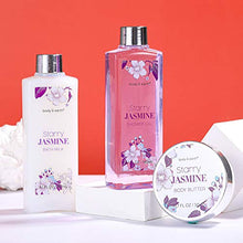 Load image into Gallery viewer, Bath Gift Set for Women - Luxurious 8 Pcs Bath Set with Jasmine Scented, Includes Bubble Bath, Shower Gel, Milk Lotion & Butter and More, Perfect Women Gifts