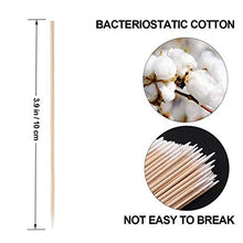 Load image into Gallery viewer, Fenshine 400 Count Microblading Cotton Swab, Cotton Swabs Pointed Tip, Cotton Swabs Wood Sticks, Cotton Tipped Applicator, Tattoo Permanent Supplies, Makeup Cosmetic Applicator Sticks (400PCS)