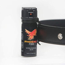 Load image into Gallery viewer, PHOENIX Tactical P360S – Pepper Gel trusted by Military and Law Enforcement Personnel with UV Dye- Gel is Safe & Maximum Strength, Quick Access Fliptop, Sprays at Any Angle, 18feet/5.5m Range– 2 Pack