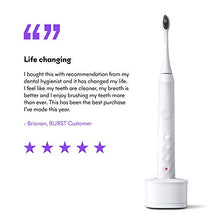 Load image into Gallery viewer, BURST Electric Toothbrush with Charcoal Sonic Toothbrush Head, White