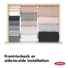 Load image into Gallery viewer, OXO Good Grips Expandable Dresser Drawer Divider - 2 Pack