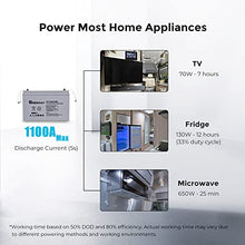 Load image into Gallery viewer, Renogy Deep Cycle AGM Battery 12 Volt 100Ah, 3% Self-Discharge Rate, 2000A Max Discharge Current, Safe Charge Most Home Appliances for RV, Camping, Cabin, Marine and Off-Grid System, Maintenance-Free