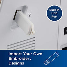 Load image into Gallery viewer, Brother PE535 Embroidery Machine, 80 Built-in Designs, 4" x 4" Hoop Area, Large 3.2" LCD Touchscreen, USB Port, 9 Font Styles