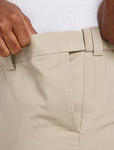 Load image into Gallery viewer, DXL Big and Tall Essentials Flat-Front Twill Pants, Khaki, 60W X 32L