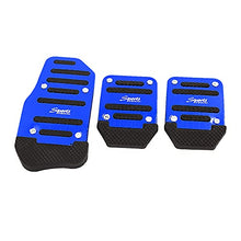 Load image into Gallery viewer, uxcell 3 in 1 Universal Racing Sports Non-Slip Automatic Car Gas/Brake Pedals Pad Cover