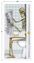 Load image into Gallery viewer, Skeleton Restroom Door Cover Party Accessory (1 count) (1/Pkg)